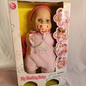 My Darling Baby 2010 Unopened in Original Box Doll Pacifier Frog Pink READ DESC